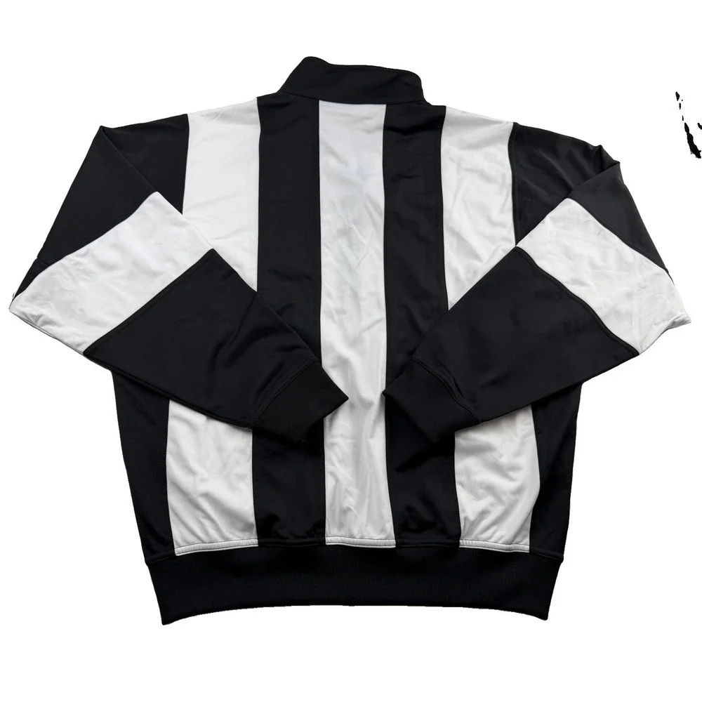 NWT New Adidas Track Jacket Zip Bailer TT ED6252 White/Black Tricot Small READ